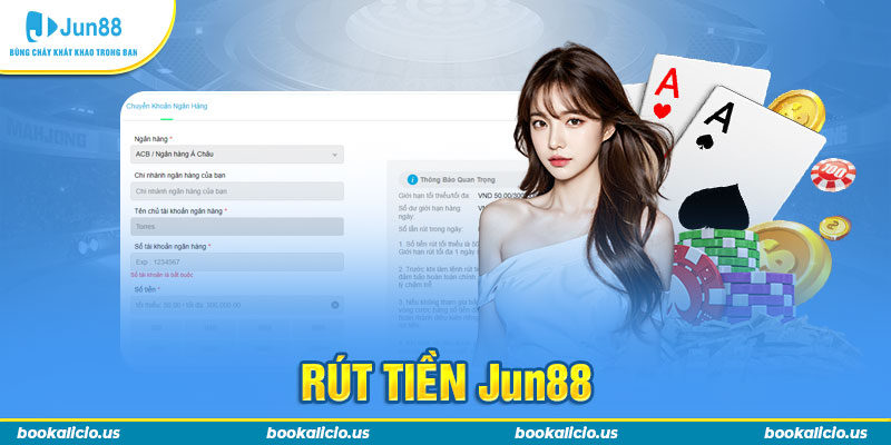 Rút tiền Jun88